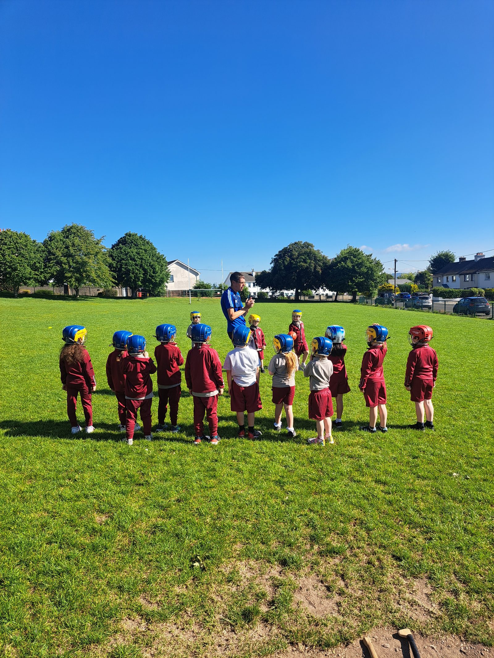 Pupils enjoying an active day outdoors
