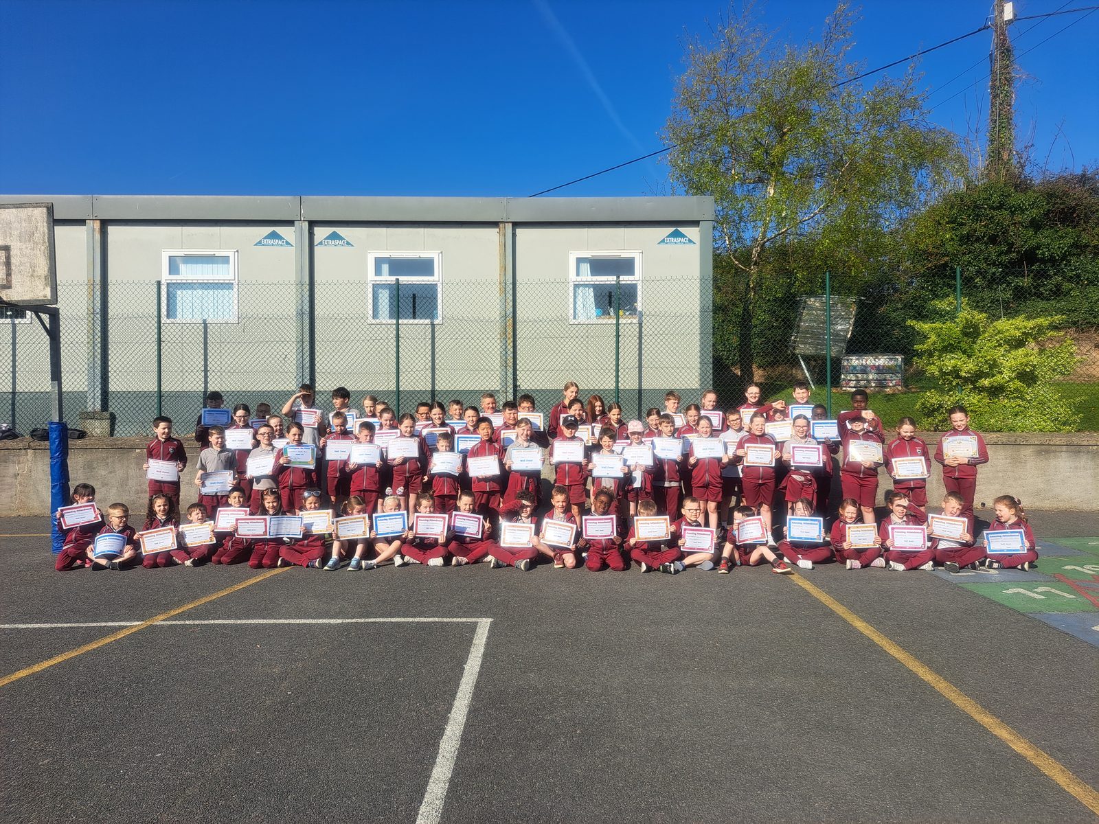 Portlaw National School pupils